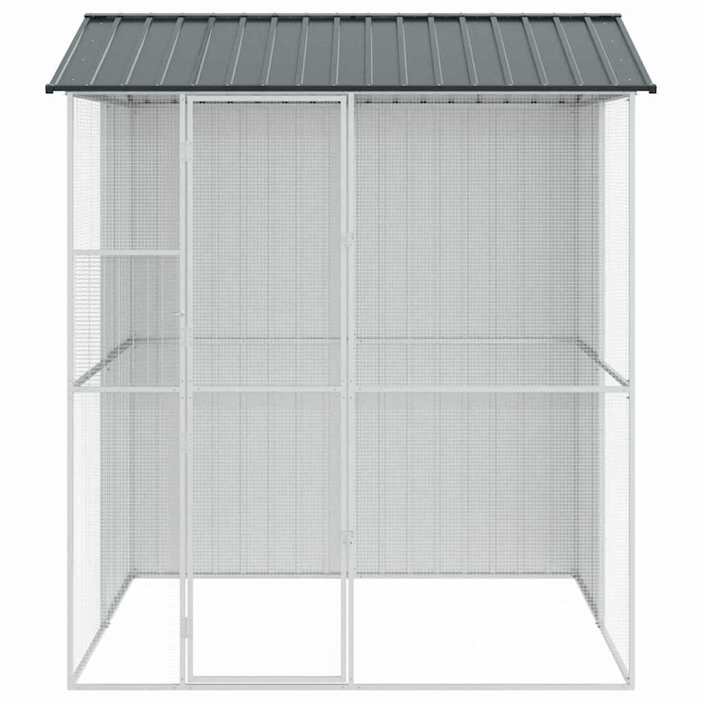 Vogelkooi Antraciet 215 x 210 x 247 cm Gegalvaniseerd staal