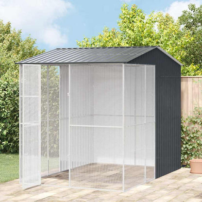 Vogelkooi Antraciet 215 x 310 x 247 cm Gegalvaniseerd staal