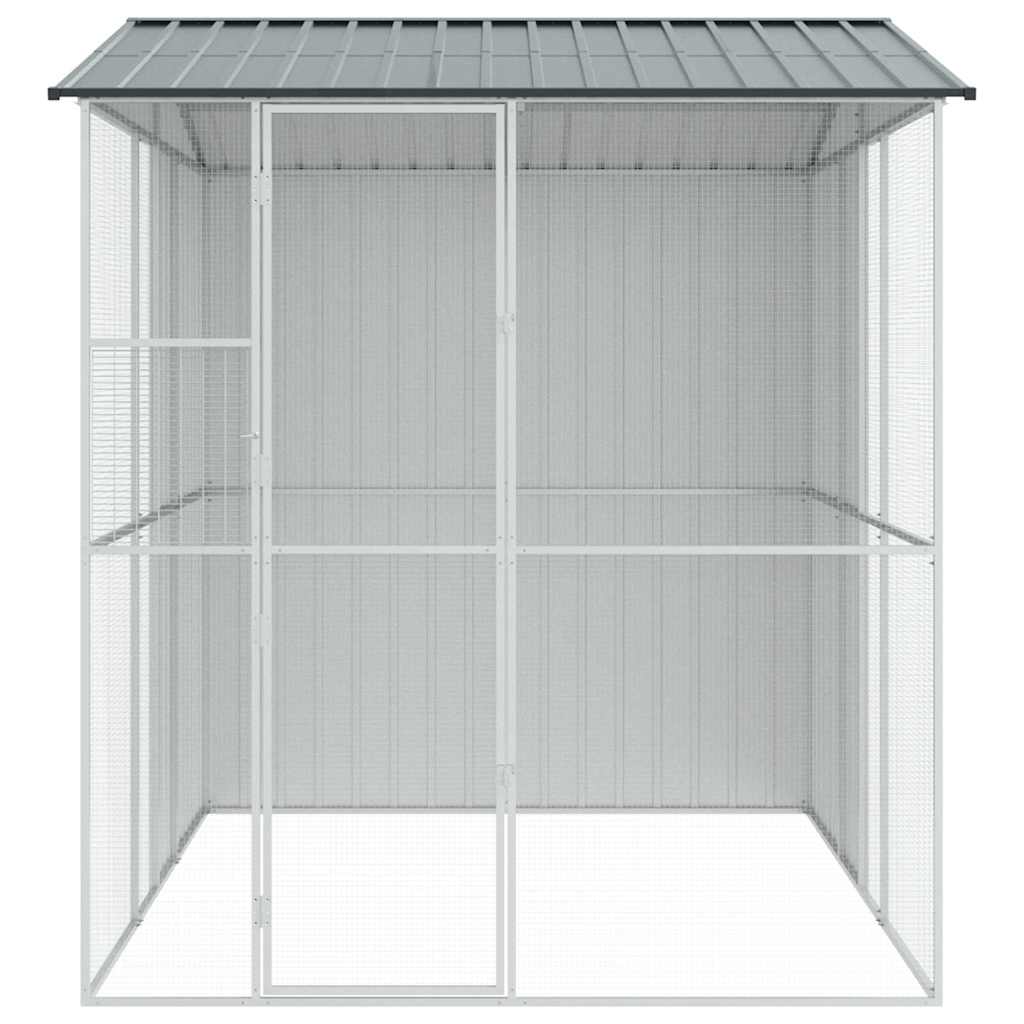 Vogelkooi Antraciet 215 x 310 x 247 cm Gegalvaniseerd staal
