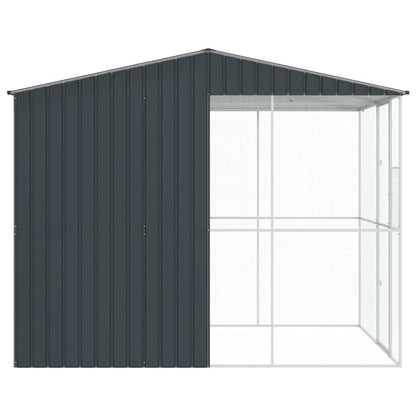 Vogelkooi Antraciet 215 x 310 x 247 cm Gegalvaniseerd staal