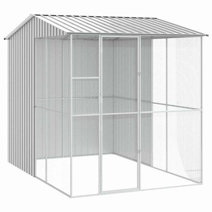 Vogelkooi Grijs 215 x 310 x 247 cm Gegalvaniseerd staal