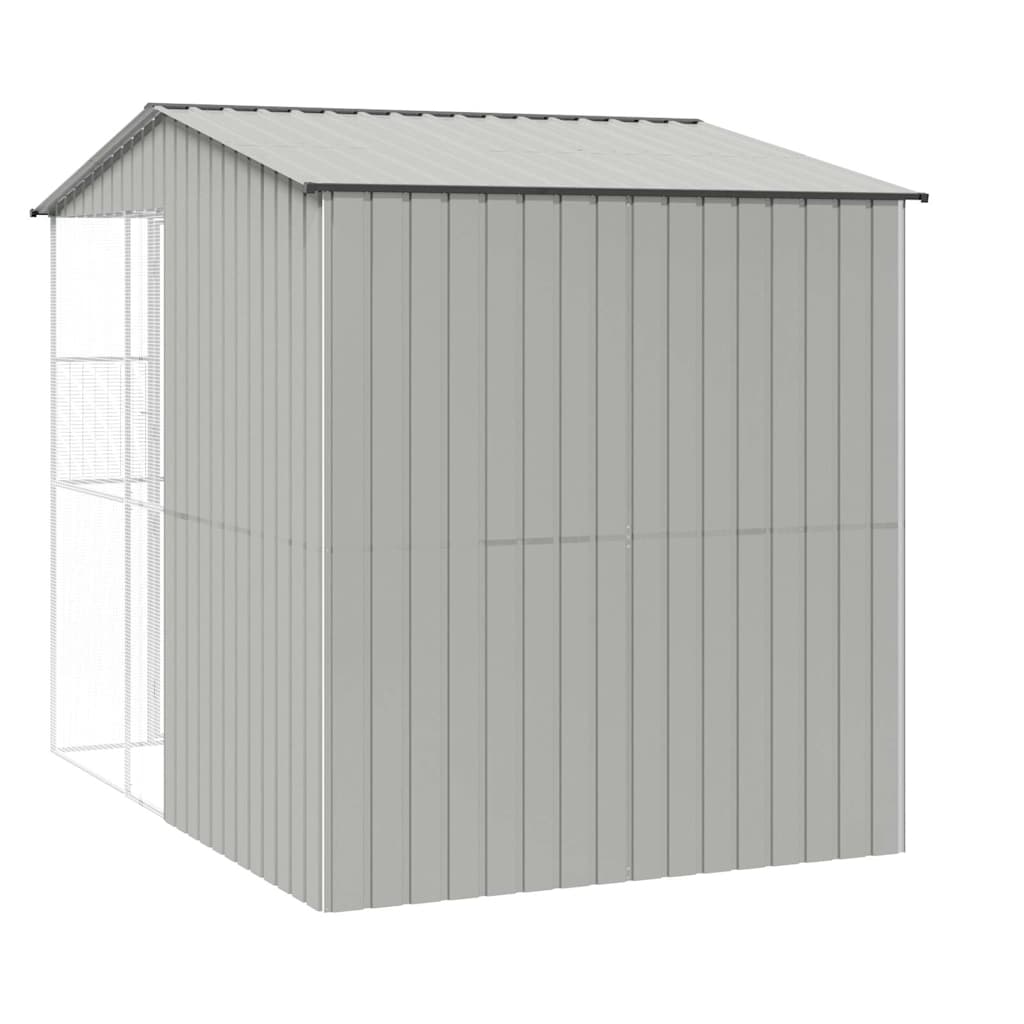 Vogelkooi Grijs 215 x 310 x 247 cm Gegalvaniseerd staal