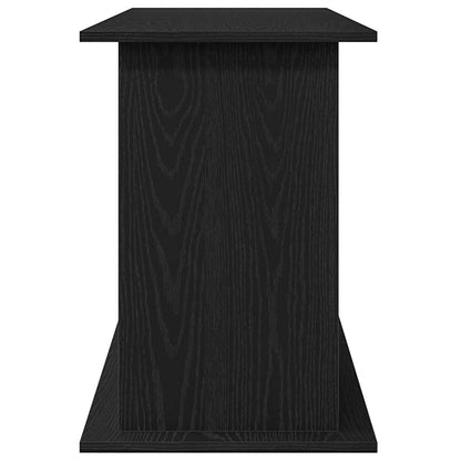 Aquariumstandaard 121x41x58 cm spaanplaat zwart eikenkleurig