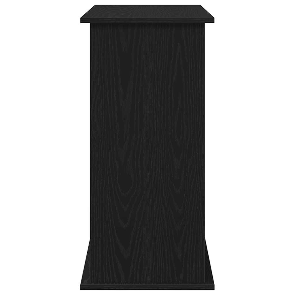 Aquariumstandaard 81x36x73 cm spaanplaat zwart eikenkleurig