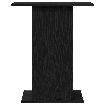 Aquariumstandaard 60,5x36x72,5 cm spaanplaat zwart eikenkleurig