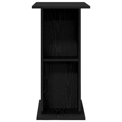 Aquariumstandaard 75x36x72,5 cm bewerkt hout zwart eikenkleurig