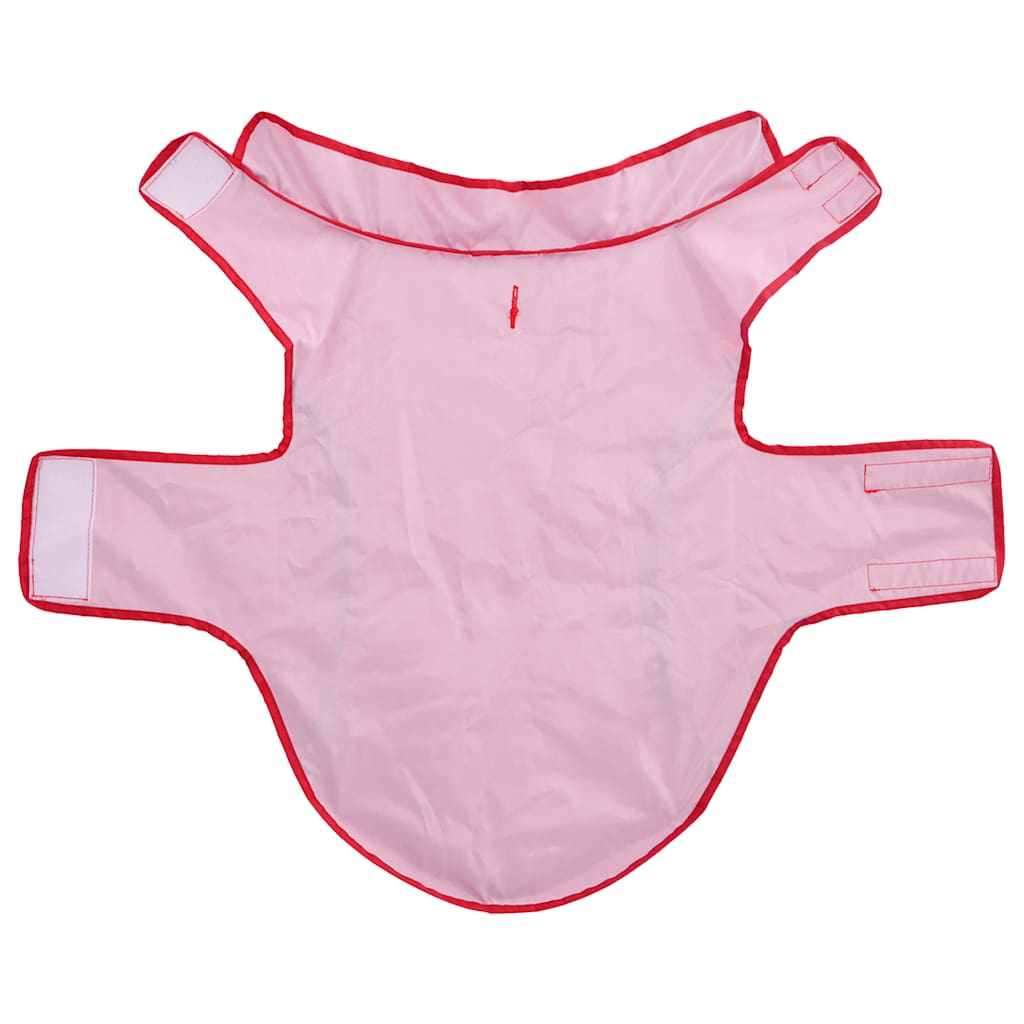 Hondenregenjas met reflecterende strepen Polyester Rood XL