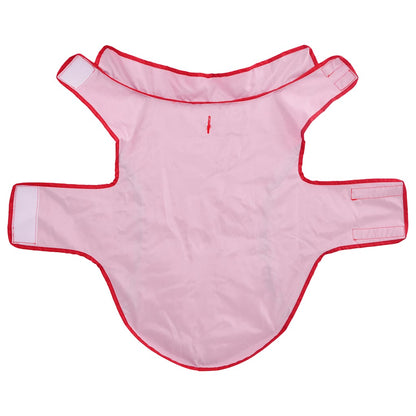 Hondenregenjas met reflecterende strepen Polyester Rood XL