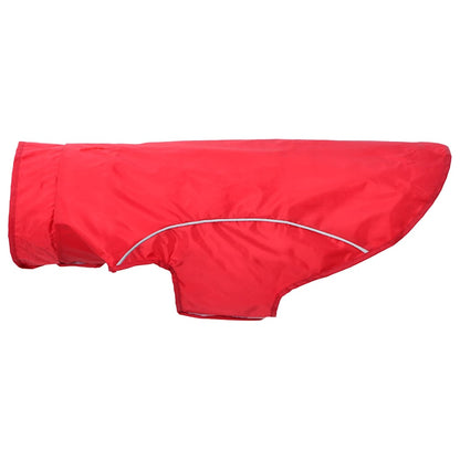 Hondenregenjas met reflecterende strepen Polyester Rood XL