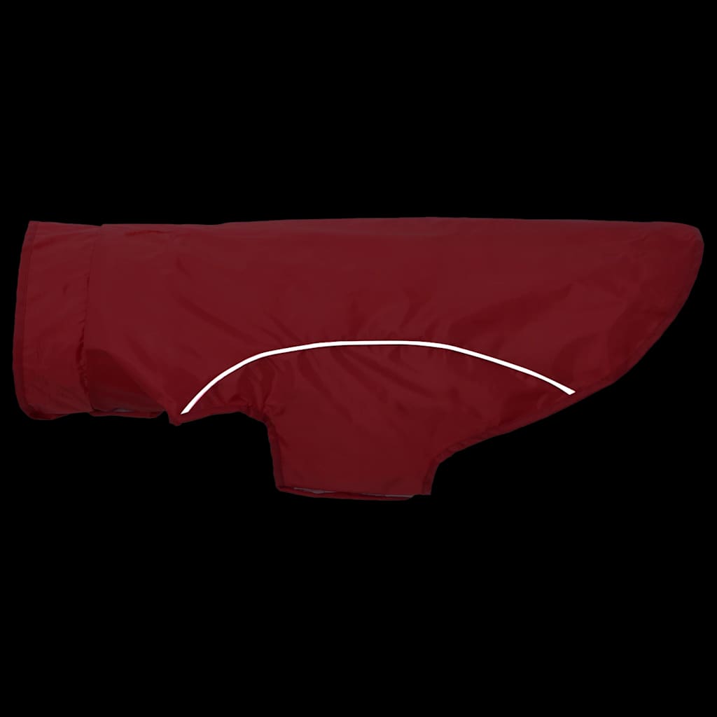Hondenregenjas met reflecterende strepen Polyester Rood XL