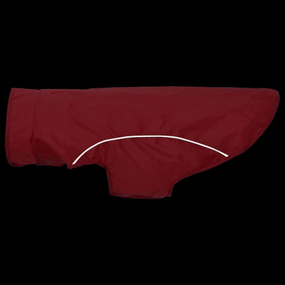 Hondenregenjas met reflecterende strepen Polyester Rood XL