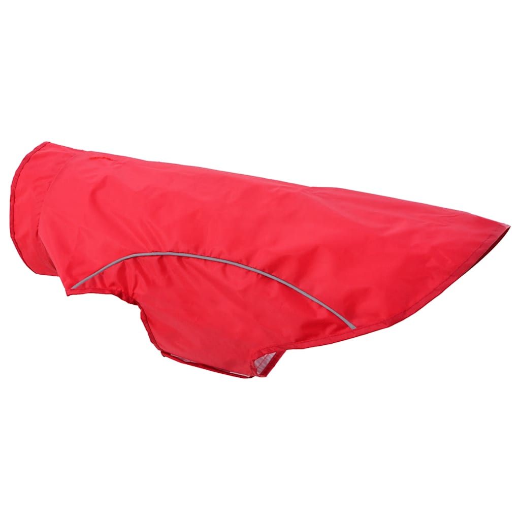 Hondenregenjas met reflecterende strepen Polyester Rood XL