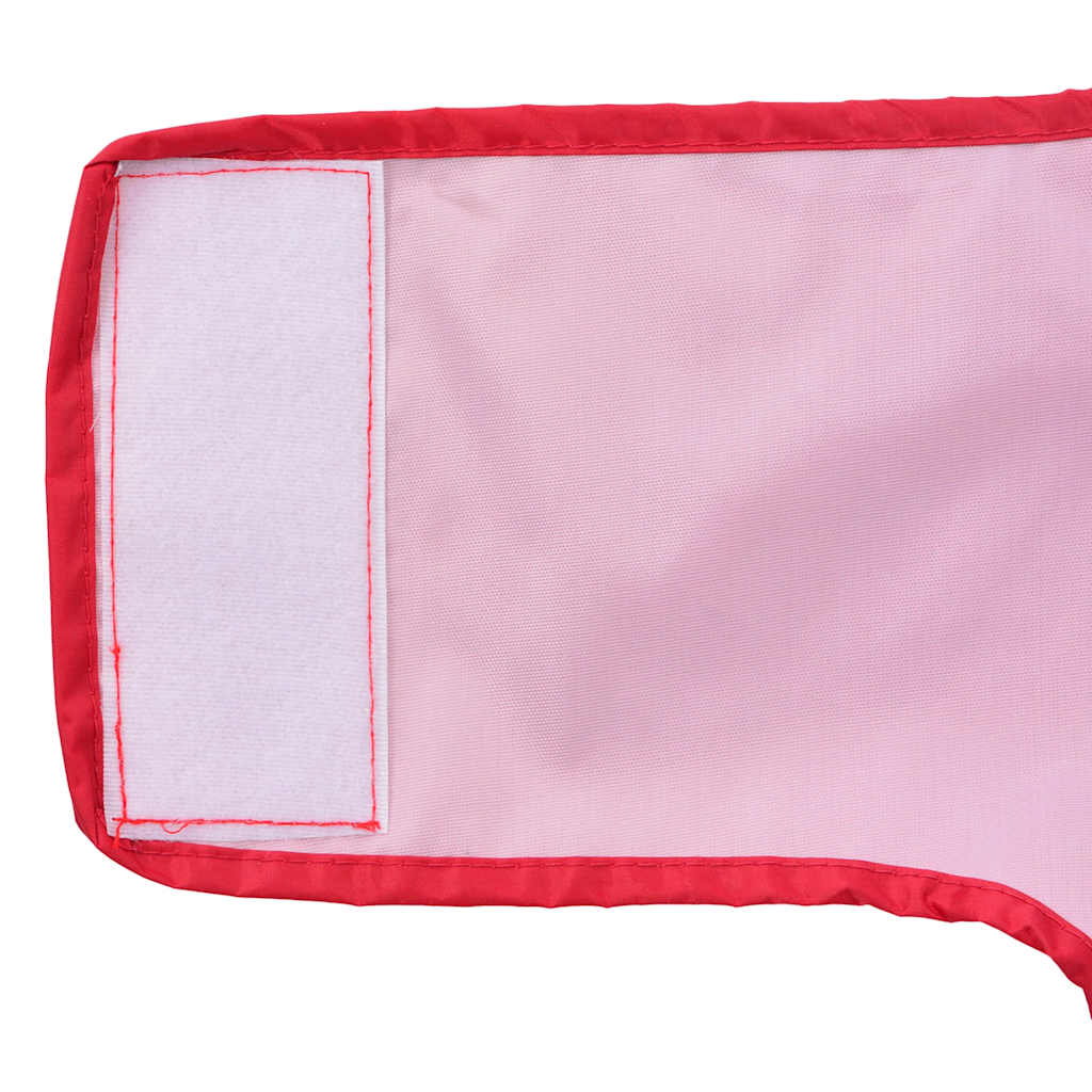 Hondenregenjas met reflecterende strepen Polyester Rood XL
