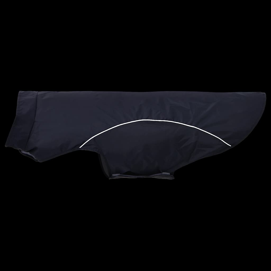 Hondenregenjas met reflecterende strips polyester blauw 4XL