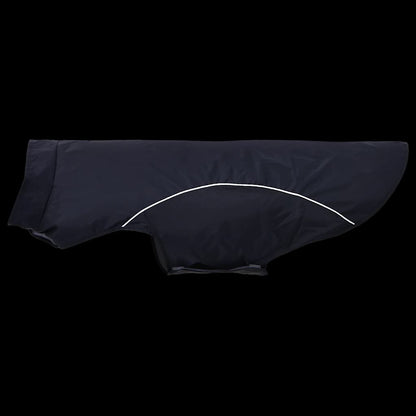 Hondenregenjas met reflecterende strips polyester blauw 4XL