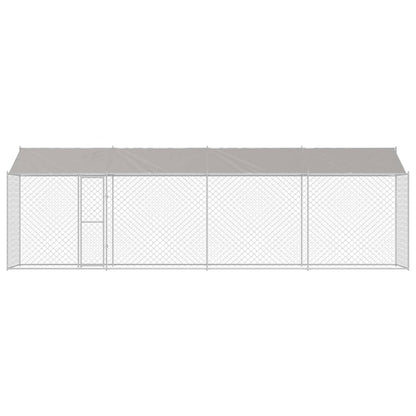Hondenbench Zilver 800 x 200 x 256 cm Gegalvaniseerd staal