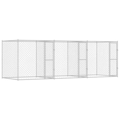 Hondenbench Zilver 600 x 200 x 200 cm Gegalvaniseerd staal