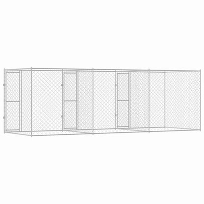 Hondenbench Zilver 600 x 200 x 200 cm Gegalvaniseerd staal