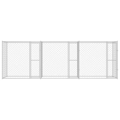 Hondenbench Zilver 600 x 200 x 200 cm Gegalvaniseerd staal