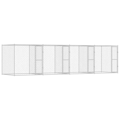 Hondenbench Zilver 800 x 200 x 200 cm Gegalvaniseerd staal