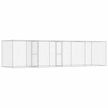 Hondenbench Zilver 600 x 200 x 200 cm Gegalvaniseerd staal