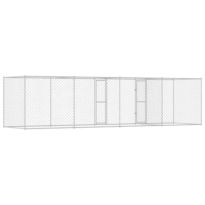 Hondenbench Zilver 600 x 200 x 200 cm Gegalvaniseerd staal