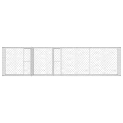 Hondenbench Zilver 600 x 200 x 200 cm Gegalvaniseerd staal