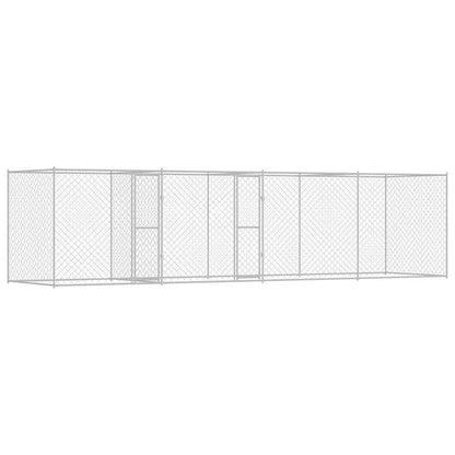 Hondenbench Zilver 800 x 200 x 200 cm Gegalvaniseerd staal