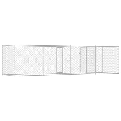 Hondenbench Zilver 800 x 200 x 200 cm Gegalvaniseerd staal