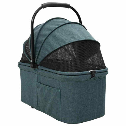 Opvouwbare Huisdierenwagen Verstelbaar Groen 78 x 54 x 101 cm
