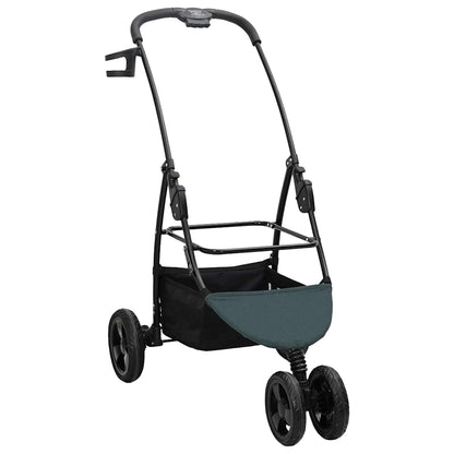 Opvouwbare Huisdierenwagen Verstelbaar Groen 78 x 54 x 101 cm