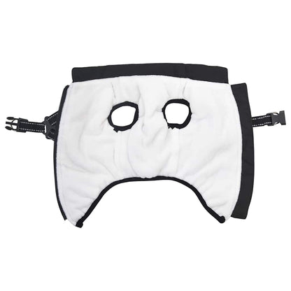 Hondenjas met harnas Zwart L Fleece en polyester