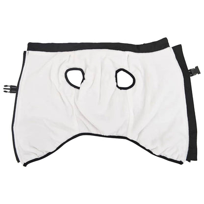 Hondenjas met harnas Zwart 5XL Fleece en polyester